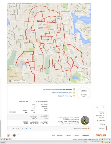 Sexy woman softcore Strava art by Stephen Lund on the streets of Victoria, BC • cycling garmin gps strava art