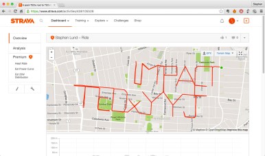 TEDxVictoria 5: Impact • GPS art and bike-writing by Stephen Lund on the streets of Victoria BC garmin gps cycling cyclist bicycle TEDx Talks Impact innovation artistry ideas that inspire